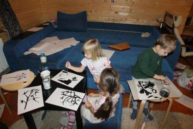 Катя Пчёлкина и её дети 4-7 лет